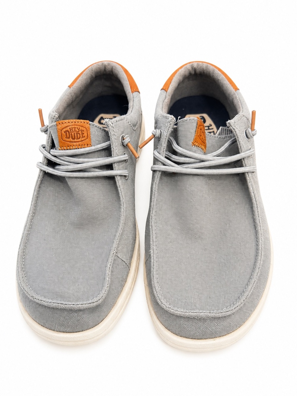 HEYDUDE Men’s Paul Blue Canvas Shoe Size 7